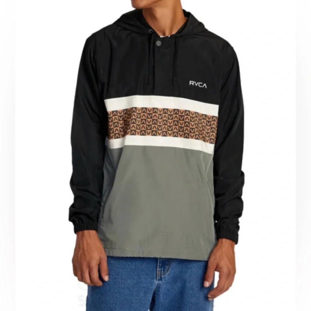 RVCA Campera Meyer II Packable Anorak Lightweight Jacket Men's Size Large (NWOT)